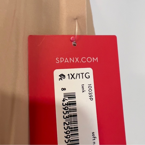 Spanx Smooth Tan Tank Top 1X/1TG - Picture 7 of 8